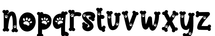 Doggy dog Font LOWERCASE