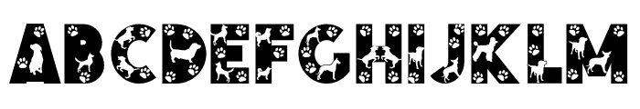 Doggy Font UPPERCASE