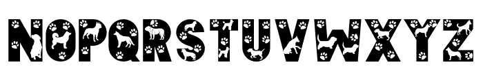 Doggy Font UPPERCASE
