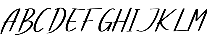 Dogina Summer Italic Font UPPERCASE