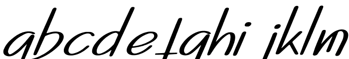 Dogina Summer Italic Font LOWERCASE