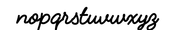 Doingscript   Font LOWERCASE