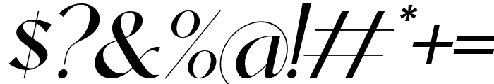 Dolce & Amyara Italic Font OTHER CHARS