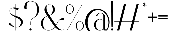 Dolce Gargia Font OTHER CHARS