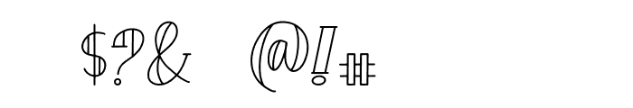 Dolington Lined Font Regular Font OTHER CHARS
