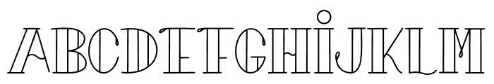 Dolington Lined Font Regular Font LOWERCASE