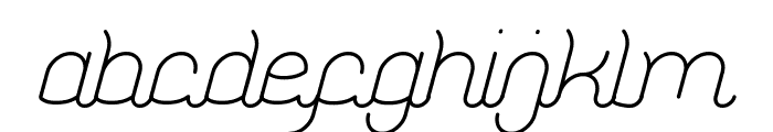 Dolphin Ocean Wave Font LOWERCASE