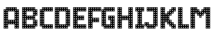 Domino Brick Font UPPERCASE