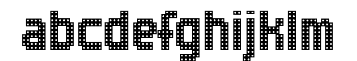 Domino Brick Font LOWERCASE