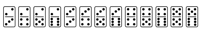 Domino Doodle Font LOWERCASE