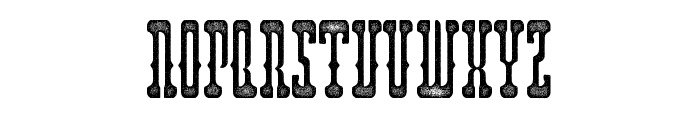 Domino Nation Rough Font LOWERCASE