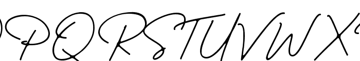 Domino Signature Font UPPERCASE