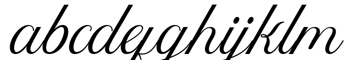 Donapartescript-Regular Font LOWERCASE