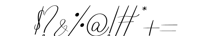Donitty Italic Font OTHER CHARS
