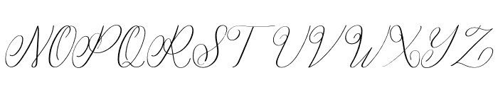 Donitty Italic Font UPPERCASE