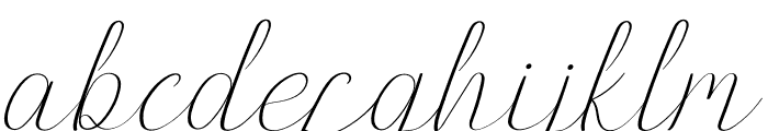 Donitty Italic Font LOWERCASE