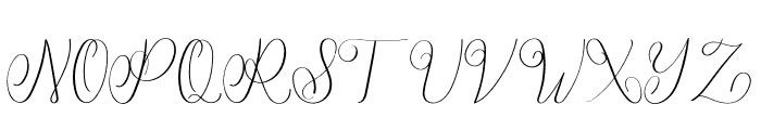 Donitty Font UPPERCASE