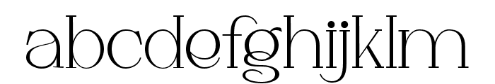 Dons Migock Regular Font LOWERCASE