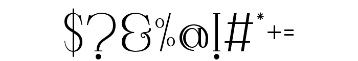 DonsMigock-Regular Font OTHER CHARS