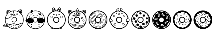 Donut Day Font OTHER CHARS