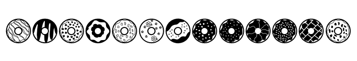 Donut Day Font LOWERCASE