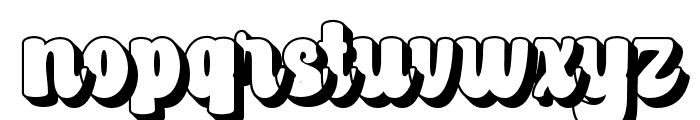 Donute Extrude Regular Font LOWERCASE