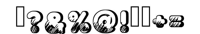Doodle Chalk Regular Font OTHER CHARS