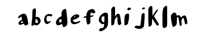 Doodle Chunky Update 3 Regular Font LOWERCASE