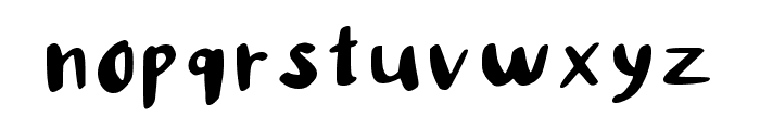Doodle Chunky Update 3 Regular Font LOWERCASE