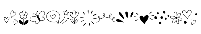 Doodle Decoration FONT