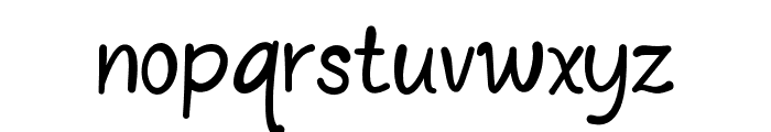 Doodle Dimples Regular Font LOWERCASE