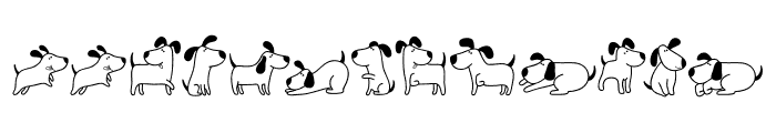 Doodle Dog Font LOWERCASE