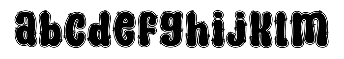 Doodle Groovy Font LOWERCASE