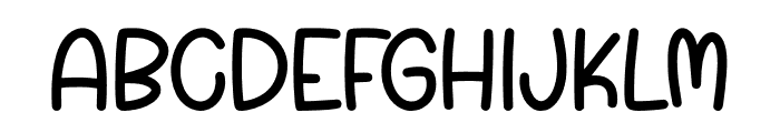 Doodle Letters Regular Font UPPERCASE
