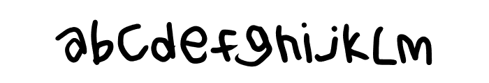 Doodle Path Font LOWERCASE