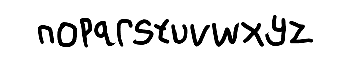 Doodle Path Font LOWERCASE