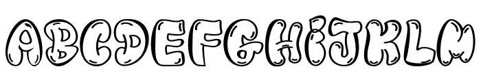 Doodle School Font UPPERCASE