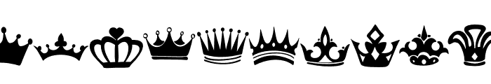 Doodle crown Font OTHER CHARS