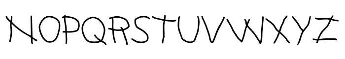 DoodleBop Regular Font UPPERCASE