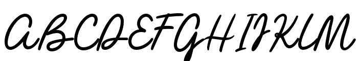 DoodleCream-Script Font UPPERCASE