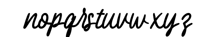 DoodleCream-Script Font LOWERCASE