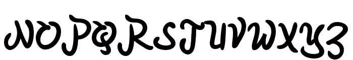 Doodlebic-Regular Font UPPERCASE
