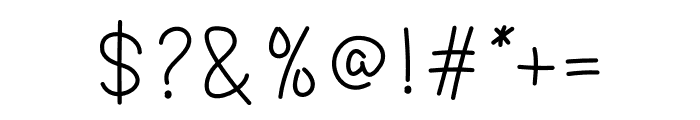 Doodleline Medium Font OTHER CHARS