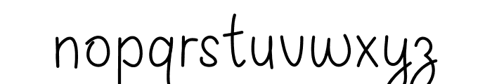 Doodleline Medium Font LOWERCASE