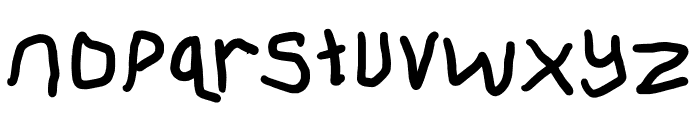 Doodline Font LOWERCASE