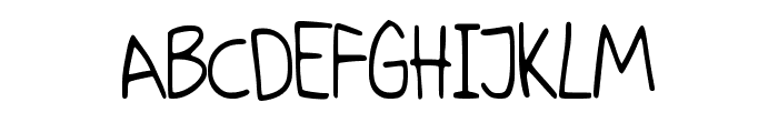 Doodly Apple Regular Font UPPERCASE
