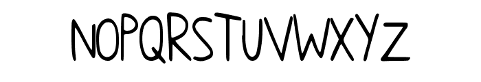 Doodly Apple Regular Font UPPERCASE
