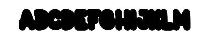 Dopeness-Shadows Font UPPERCASE