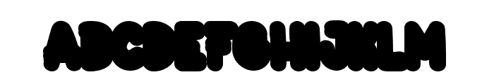 Dopeness-Shadows Font LOWERCASE