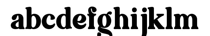 Dorgan-Regular Font LOWERCASE